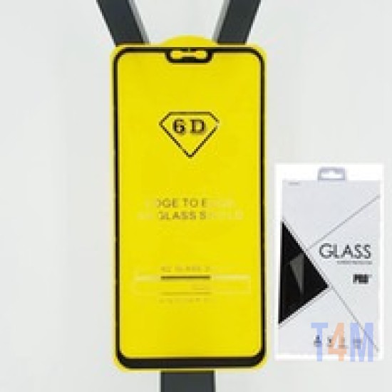 SCREEN GLASS PRTECTOR 6D FULL GLUE CURVED HUAWEI MATE 20 PRO BLACK